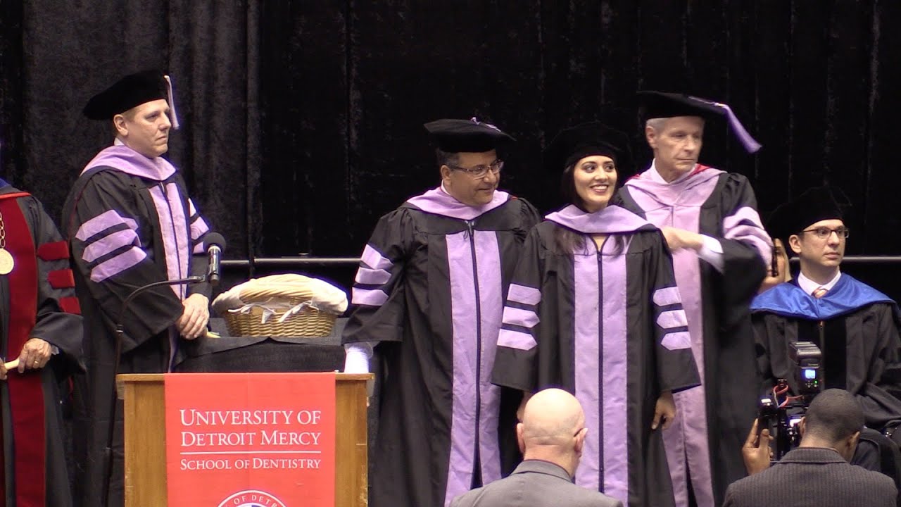 University Of Detroit Mercy 2016 Commencement School Of Dentistry Youtube