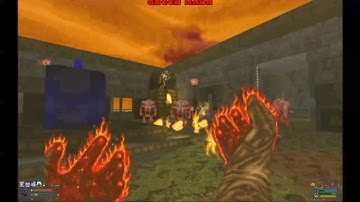 Alien Vendetta + Wrath of Cronos 1.4D for Doom 2 - Map 03: Cargo Depot