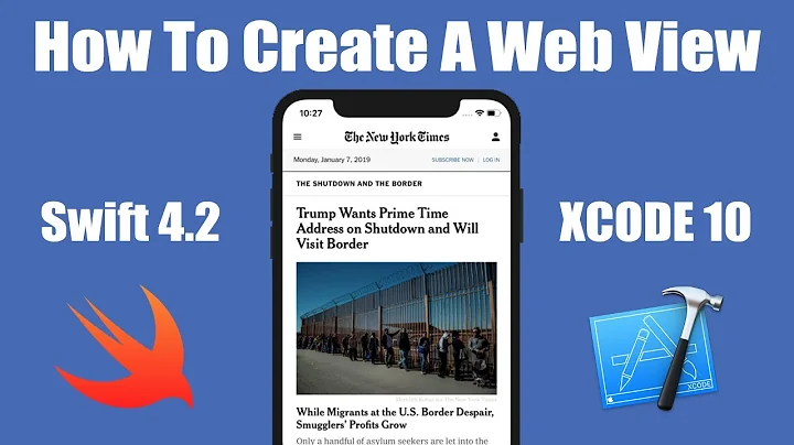 How To Create A Simple Web View In Xcode 10 (Swift 4.2)