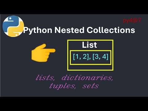 py4@7 Python Nested Collections Explained بايثون بالعربي