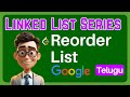 Reorder List in Telugu | DSA in Python