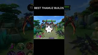 THE ONLY BEST THAMUZ BUILDS💀 #MLBB