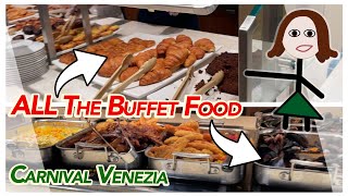 All the Buffet Food (FREE!)  Breakfast, Lunch, Dinner, and Snack on The Venezia... Lido Marketplace