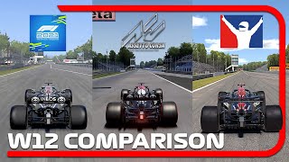 F1 2021 v Race Sim Studio (AC) v iRacing | Mercedes F1 W12