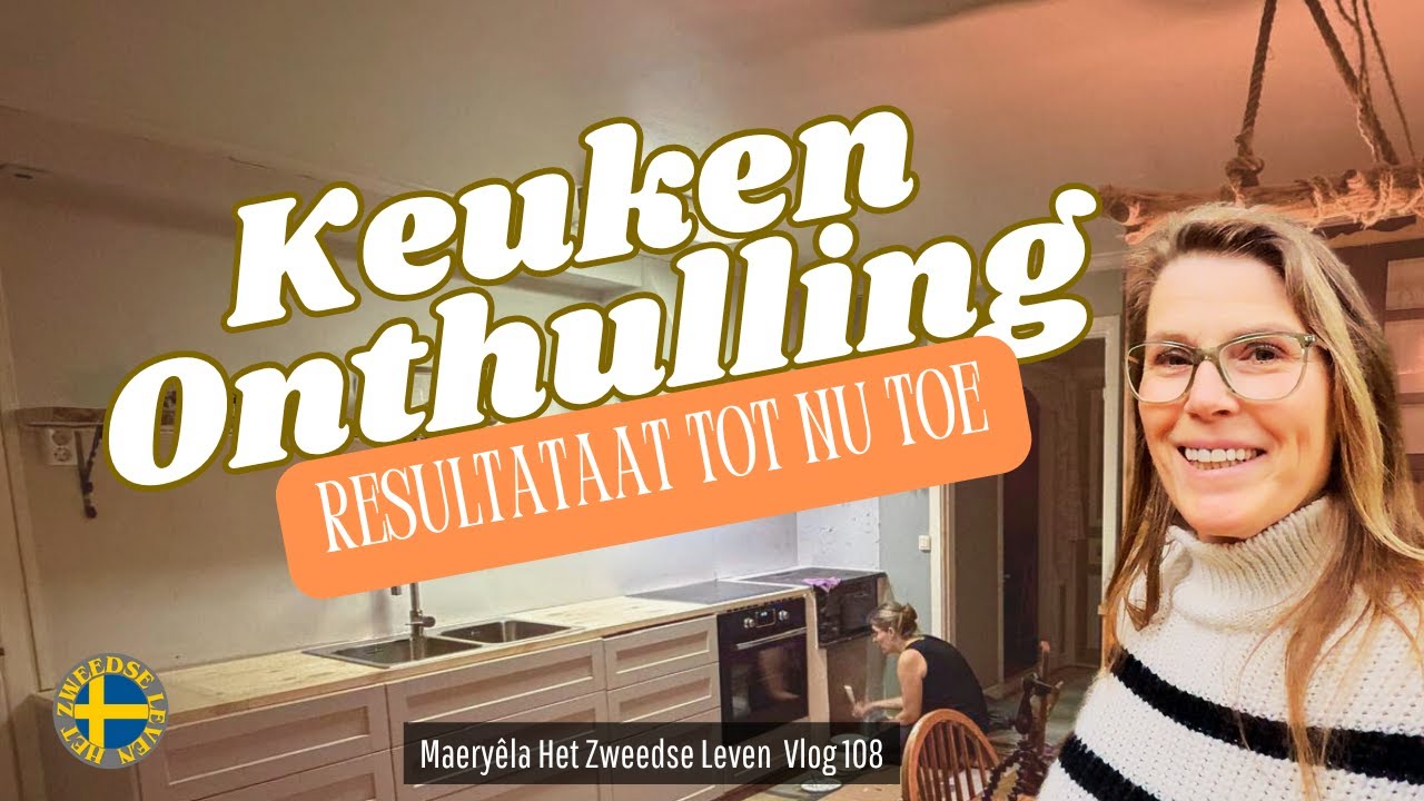 DE KEUKEN IS (zo goed als) KLAAR | en we plukken paddestoelen | Het Zweedse Leven Vlog 108