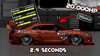 Nissan GT-R 20.000HP  | Pixel Car Racer | New Horizons Mod