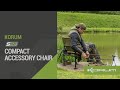 Korum Compact Accessory Chair - #Feederfishing #coarsefishing #korum #carp  #tench #bream #barbel 