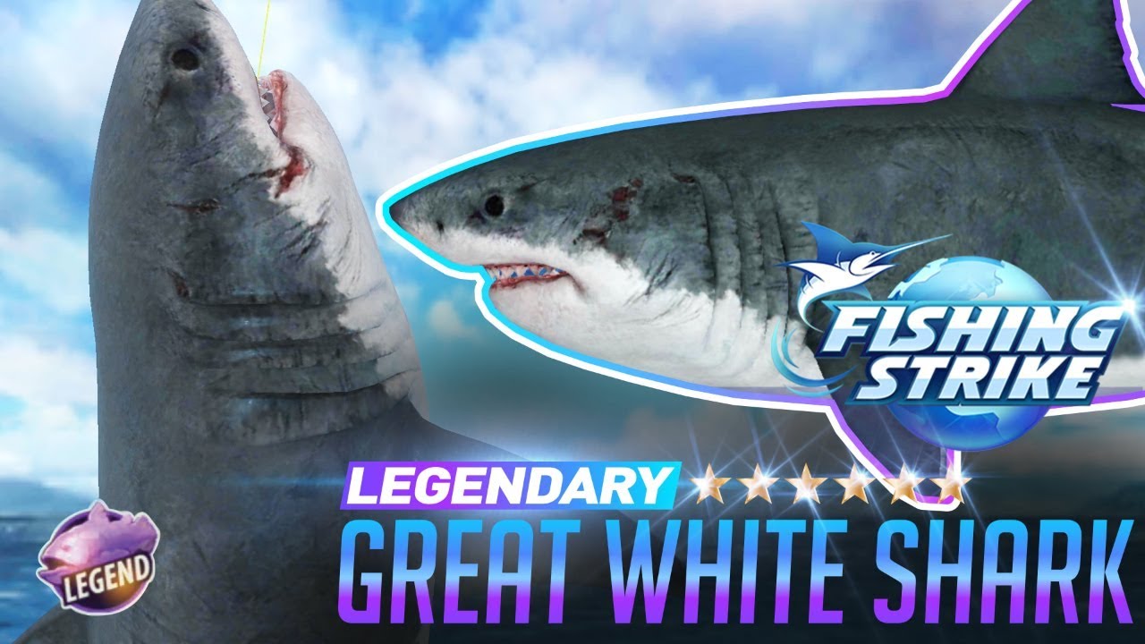 《釣魚大亨 Fishing Strike》 Legendary fish S Rank Izaak's Great White Shark 300 diamonds catch