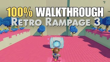 Astro Bot Retro Rampage 3 100% Walkthrough PS5 Gameplay No Commentary