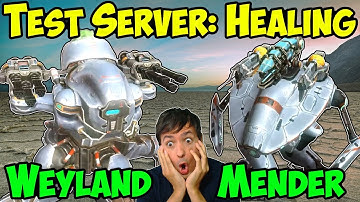 War Robots Test Server: New Mender & Weyland Healing Gameplay WR