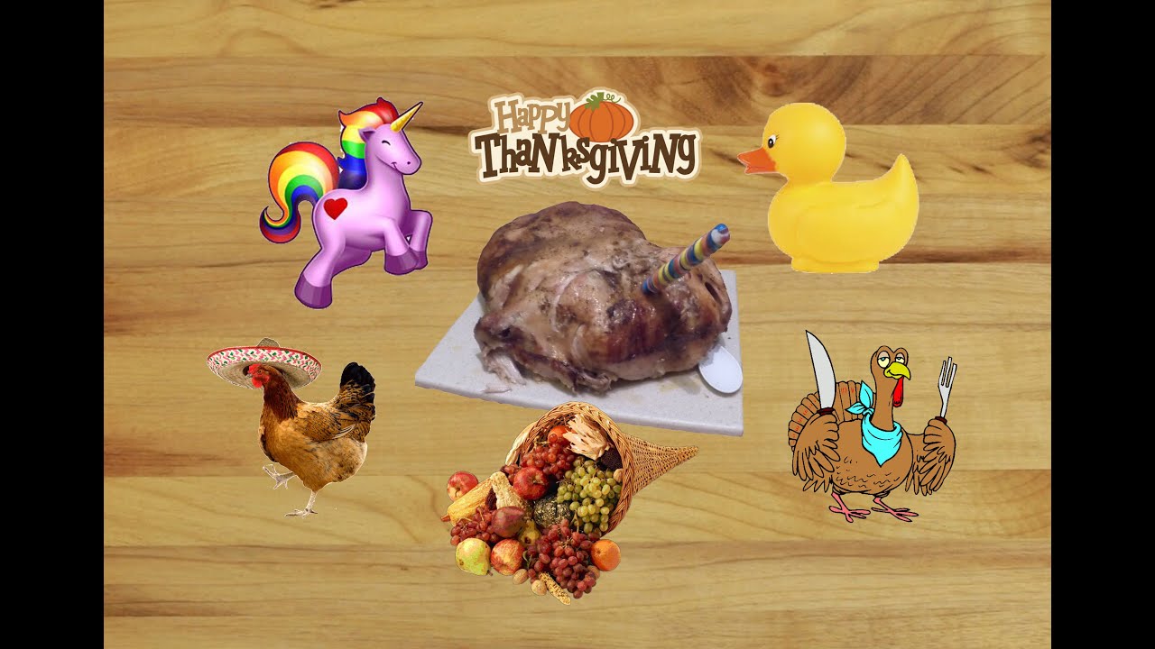 Unicorn of Thanksgiving - Turducken - GoPro How To Make Video Recipe Friendsgiving 2014 uava