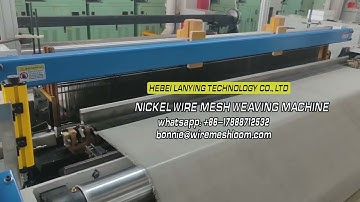 China most advanced new technology CNC metal wire mesh weaving machines from LANYING technology