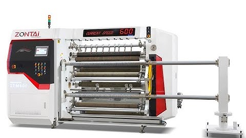 ZTM-C series High speed plastic film slitter rewinder machine 600m/min speed