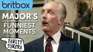 Major's Funniest Moments | Fawlty Towers