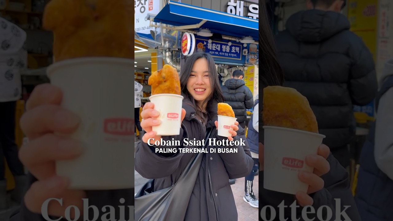COBAIN SSIAT HOTTEOK JAJANAN KESUKAAN JIMIN & JUNGKOOK DI BUSAN NIH 😍
