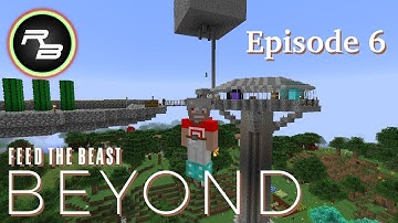 Modded Minecraft : FTB Beyond : Ep 6 : The Flying Miner (SimplyJetpacks RFtools)