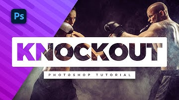 How to Create Knockout Text Effect in Photoshop