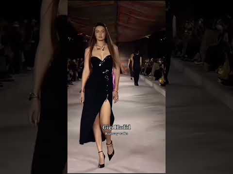 Gigi Hadid Runway walks#shorts