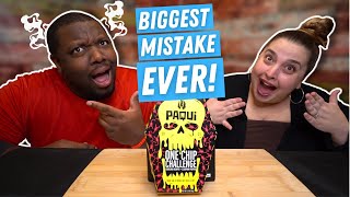 My Husband Tried The ONE CHIP Challenge and FAILED!! #onechipchallenge  @paquichips940