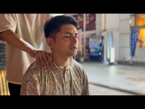 【273】Japanese street massage real Live/ストリートマッサージLive