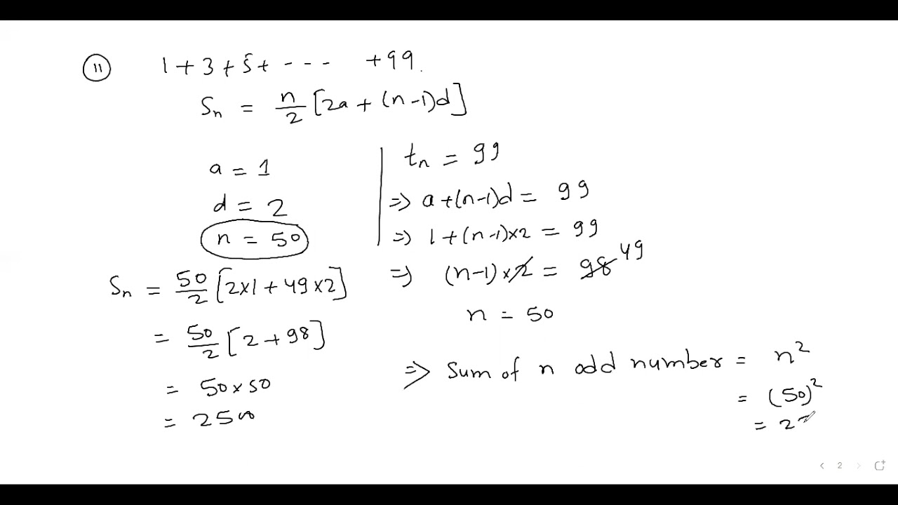 Sum Of N Terms Of AP Lecture 2 Part 1 IIT JEE YouTube Sum Of N Terms Of AP Lecture 2 Part 1 IIT JEE YouTube
