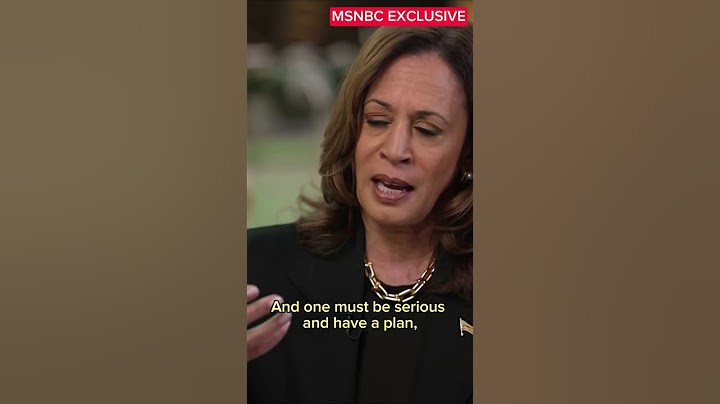 Harris: Trump 'not serious' about economic issues