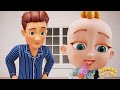 Johny Johny Sí Papá | Bebé es sorprendido comiendo helado | Rimas infantiles | Happy Tots