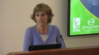 Insights from IFPRIβs Research on Improving Nutrition Behaviors in Multiple Contexts -Marie Ruel-