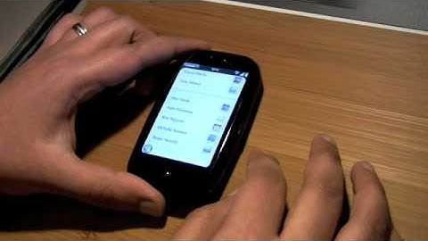 Palm Pre Complete Tutorial Part 1 - CES 2009 1st look