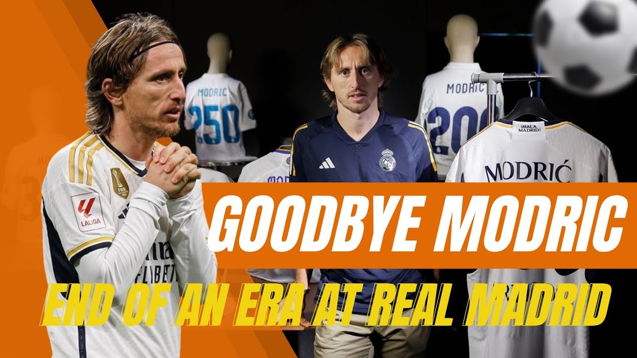 Luka Modric Bids Farewell to Real Madrid - YouTube