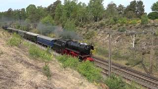 150 jaar Veluwe-Express,  Apeldoorn - Stroe v.v. Opnamen langs de lijn. 4K.
