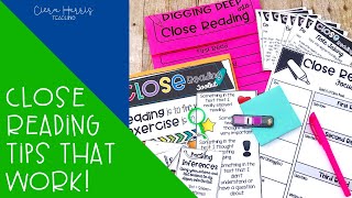 𝟹 Close Reading Tips That Work! | Ciera Harris Teaching