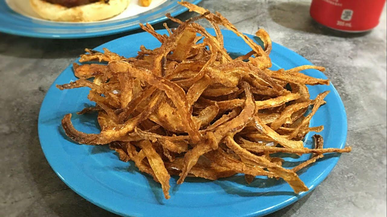 Crispy Fried Onion Strings Recipe • A Must Have! Episode 660 YouTube