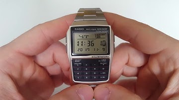 Настройка Casio DBC-32D-1A. Settings