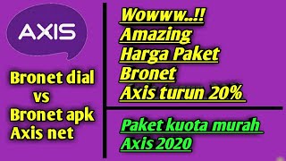 PAKET MURAH KUOTA INTERNET AXIS BRONNET 30 HARI 24 JAM
