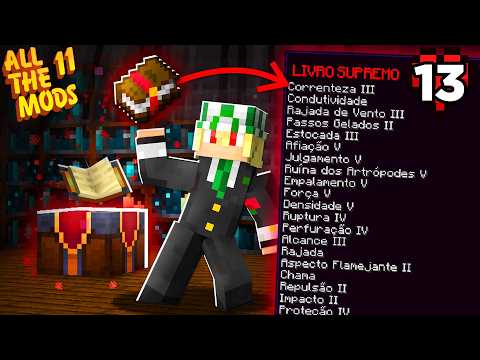 ALL ENCHANTMENTS IN 1 BOOK in ATM11 HARDCORE #13