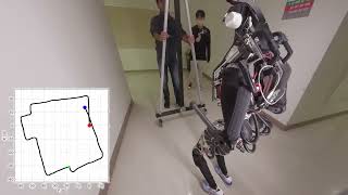 ARTEMIS humanoid robot taking a walk indoors
