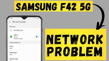 Samsung Galaxy f42 How to fix network problem in Samsung |mobile data not working f42 5g 2022