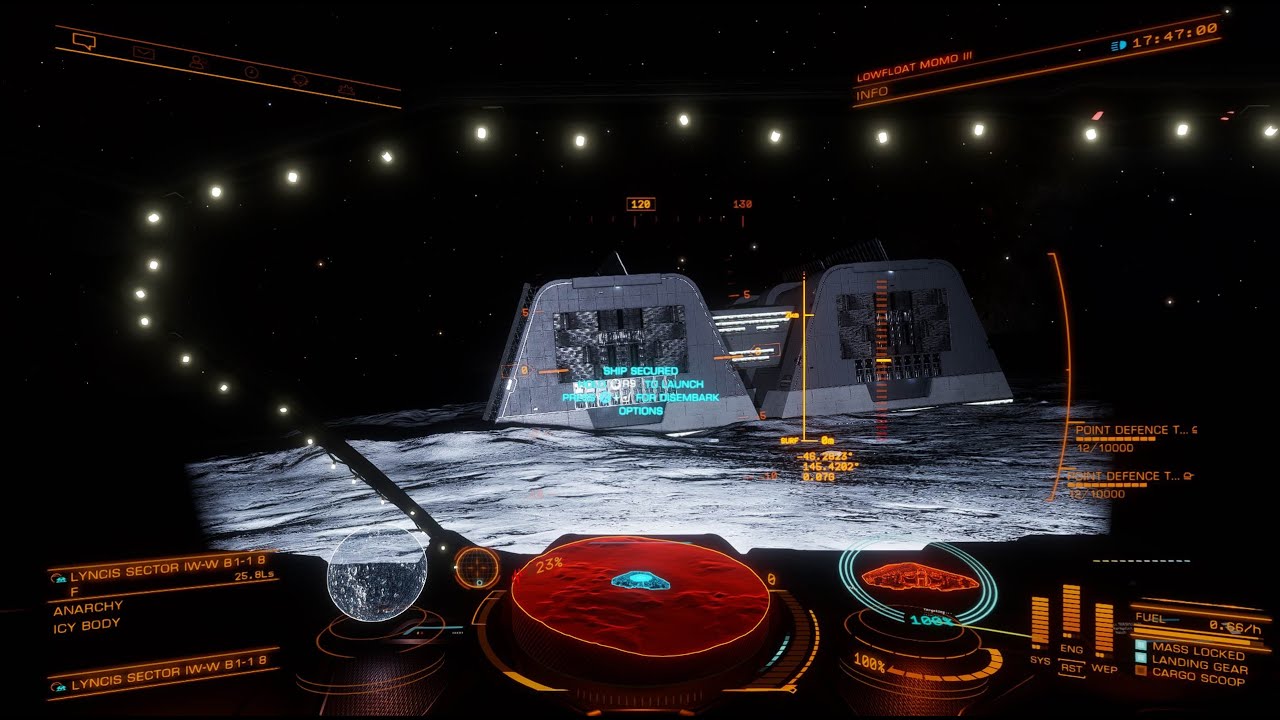 Elite Dangerous headed to Wolf 397 system 1:1 Galaxy 68.