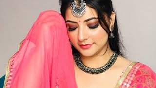 Navratri/Garba Makeup Tutorial 2021 | IGlowy, Sweatproof & Long Lasting Makeup | THEHIDDENBEAUTY screenshot 1