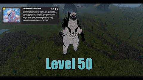 How Strong Is Level 50 Frostbite Godzilla? - Kaiju Universe