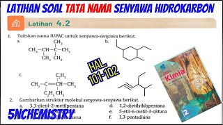 Latihan Soal Tata Nama Senyawa Hidrokarbon Kelas 11 || GRAFINDO
