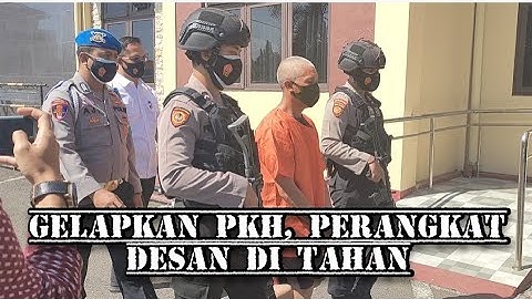 Gelapkan Dana PKH Milik Warga, Eks Perangkat Desa Diamankan