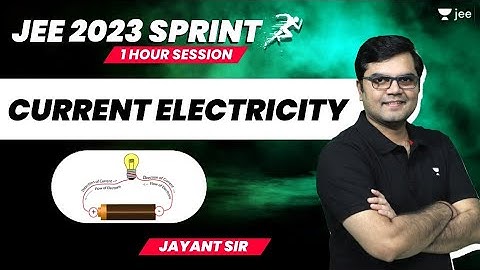 Current Electricity | #jee2024 #jee2025 #jeephysics #sprint #jayant_nagda
