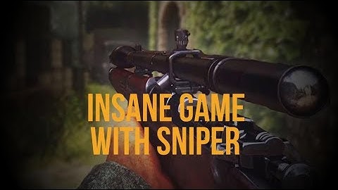 INSANE GAME WITH SNIPER !! WAR MODE Gameplay - COD WW2 BETA!!