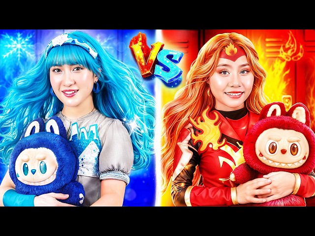 Cold Girl Vs Hot Girl! The Bad Boy Wanted Our Magic!