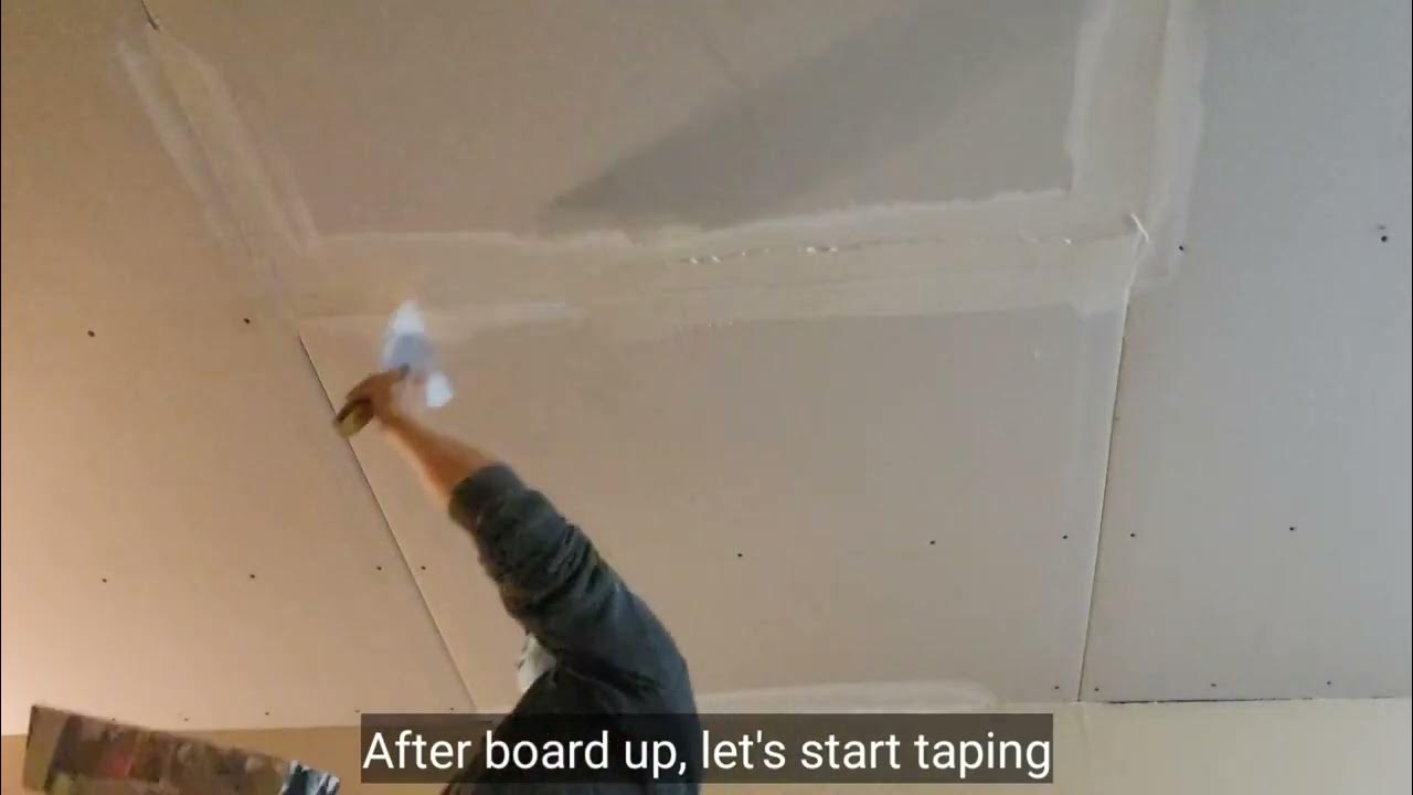 HOW TO HANG DRYWALL ON CEILING/DRYWALL TIPS INSTALLATION/DIY
