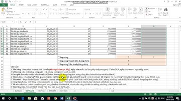 Hướng Dẫn Giải Đề Thi UD CNTT Nâng Cao - Phần Excel - ĐỀ 1 - Phần 3