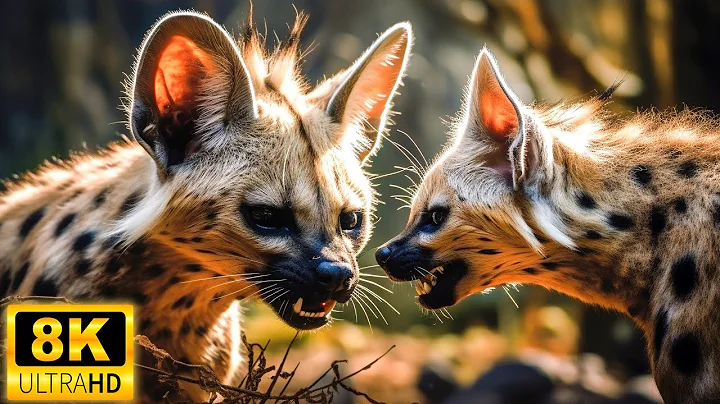 HUNTER ANIMALS - 8K (60FPS) ULTRA HD - With Nature Sounds (Colorfully Dynamic)