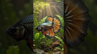 Beautiful Red Golden Bettafish #fish #fishvideo #bettafish #bettafishlover